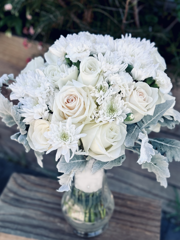 Soft white Bridal bouquet