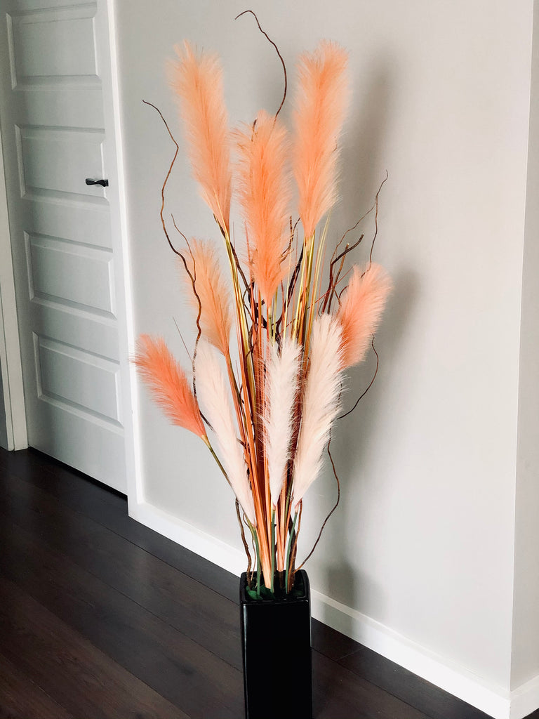 Tall Floor Vase Pampas Grass, Pampas Arrangements Vase