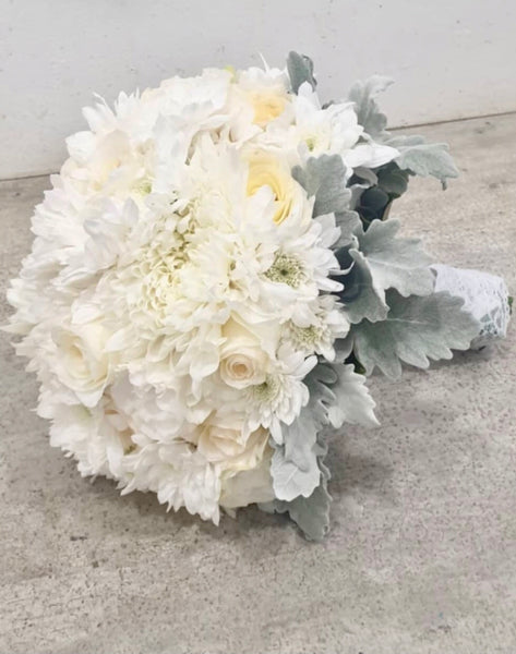 Soft white Bridal bouquet