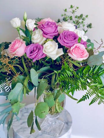 Bridal vase centerpiece