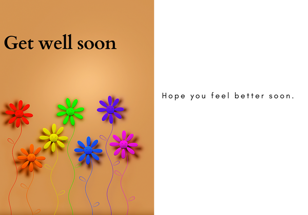 Get well soon card