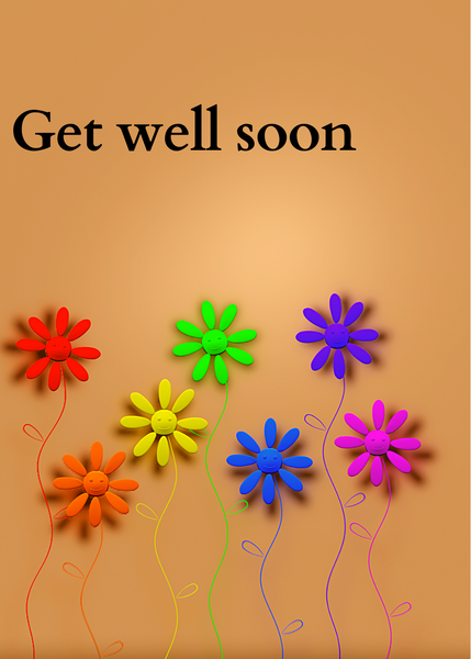 Get well soon card