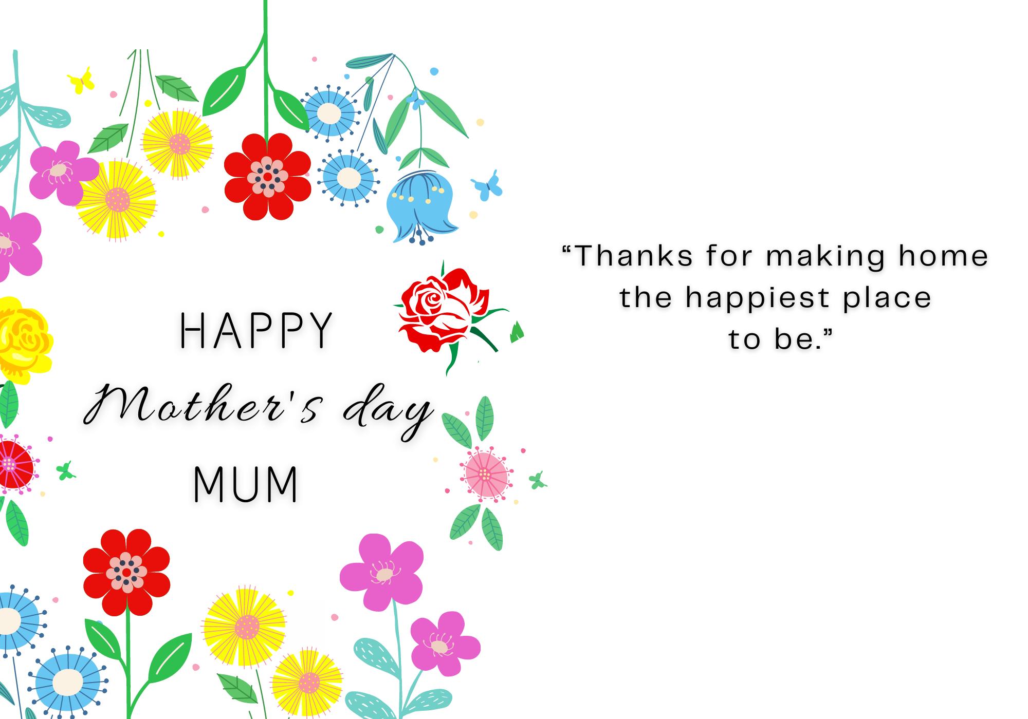 Mother’s day card