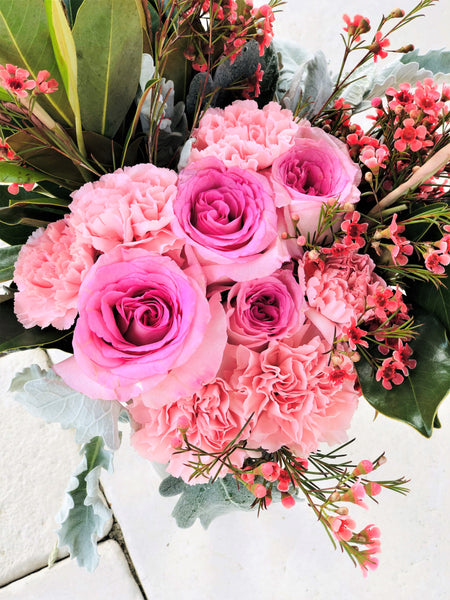 Pink blooms bouquet