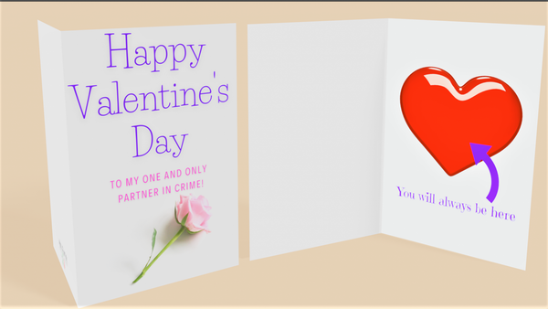 Romantic card