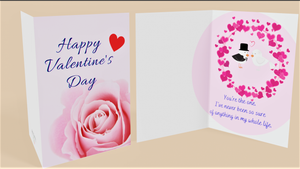 Romantic card